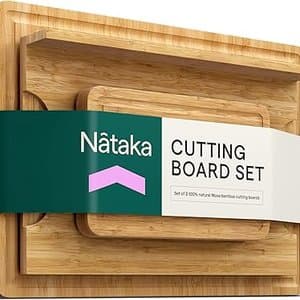 Bamboo Cutting Board Set (3-Piece)