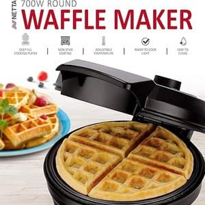 NETTA Non-Stick Waffle Maker