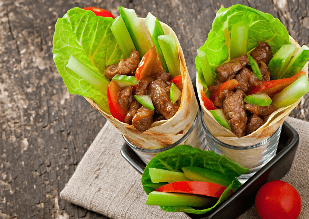 Philly Cheesesteak Lettuce Wraps