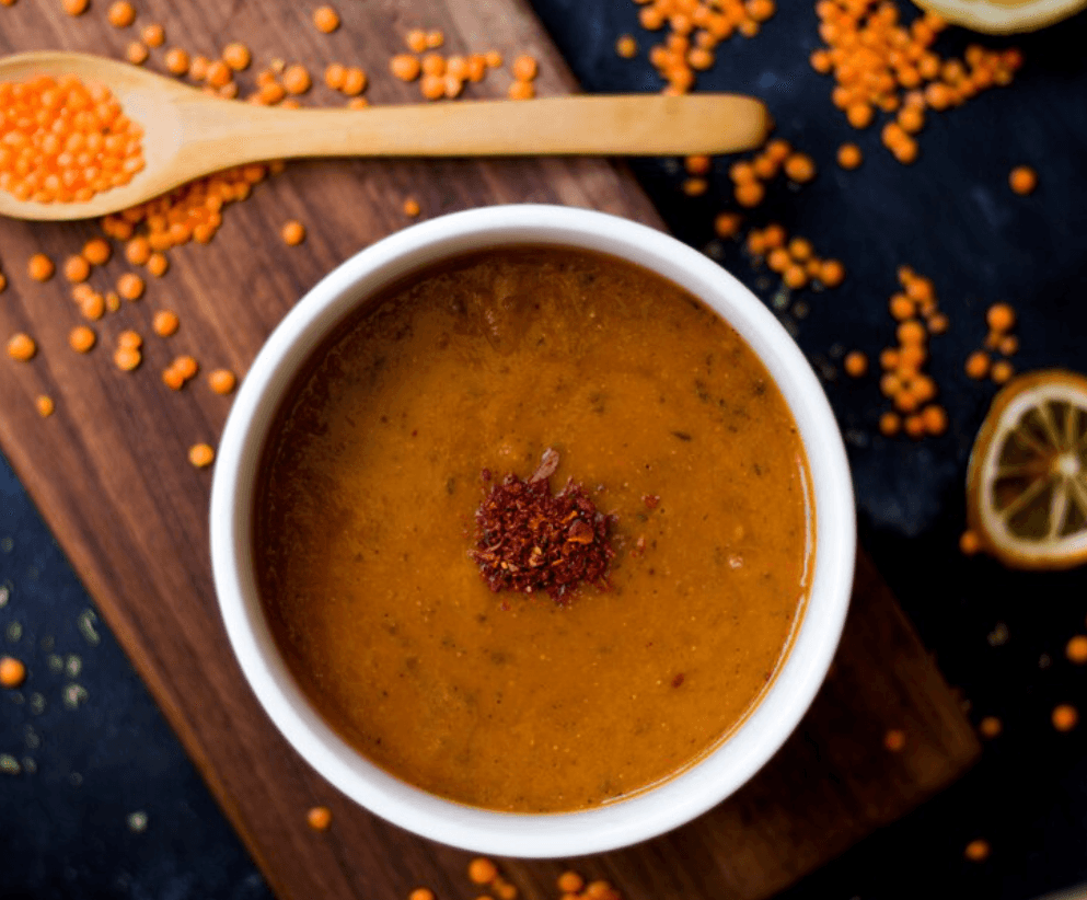 Gluten-Free Red Lentil Dal with Beetroot