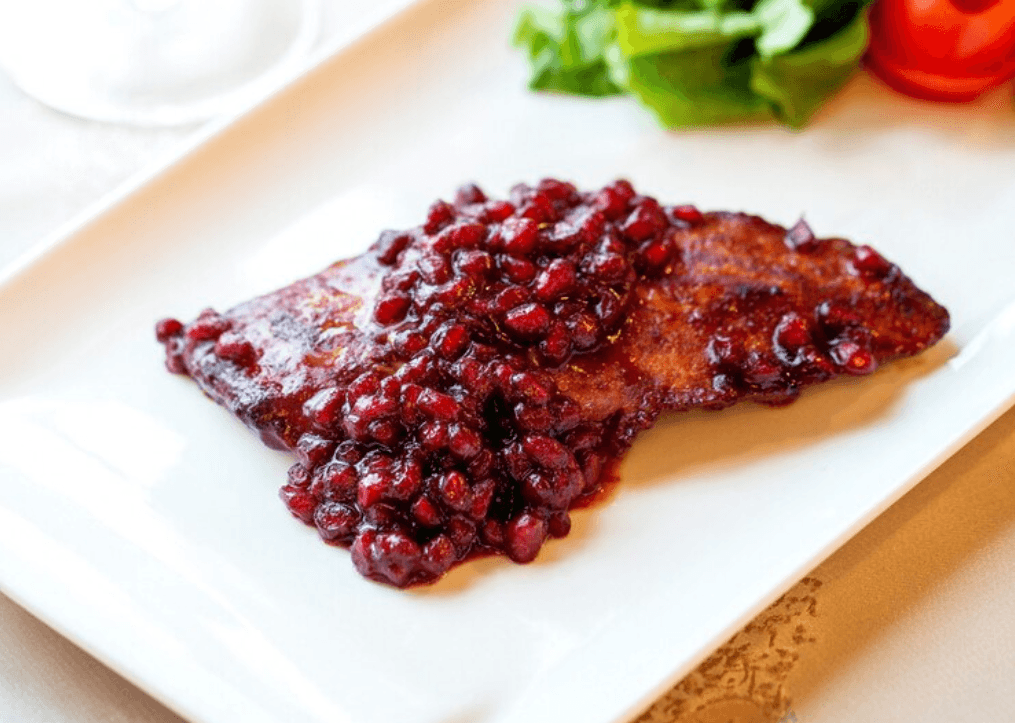 Walnut and pomegranate brisket recipe