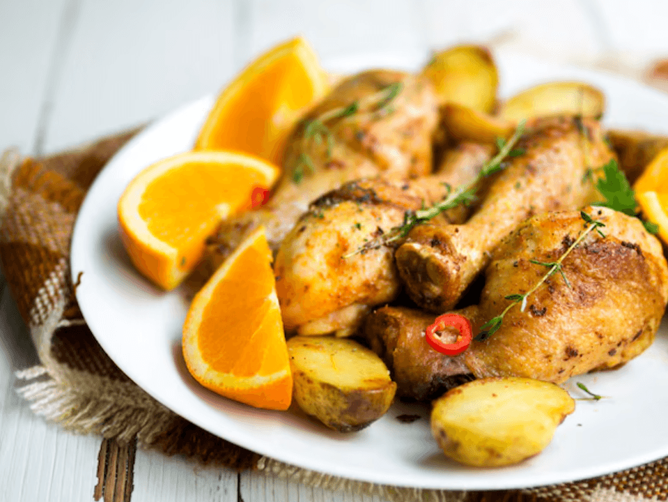 Chicken and mango chutney traybake recipe