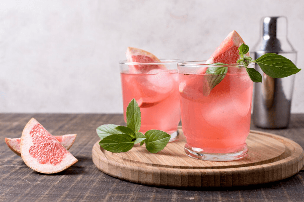 Rhubarb fizz