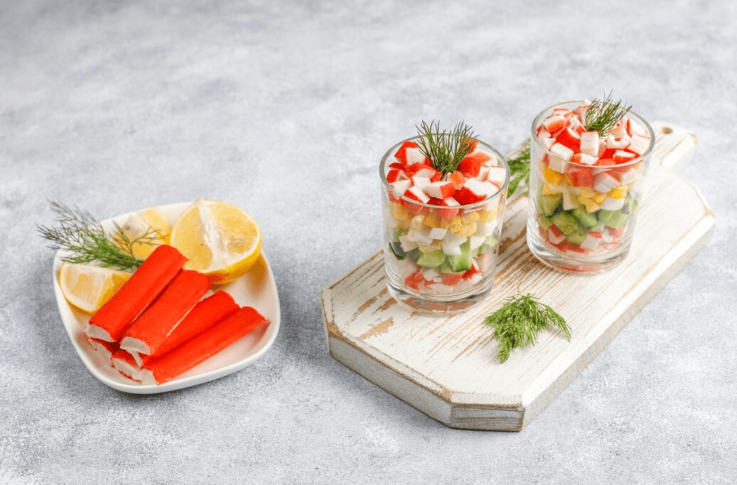 Wasabi Shrimp Sushi Cups