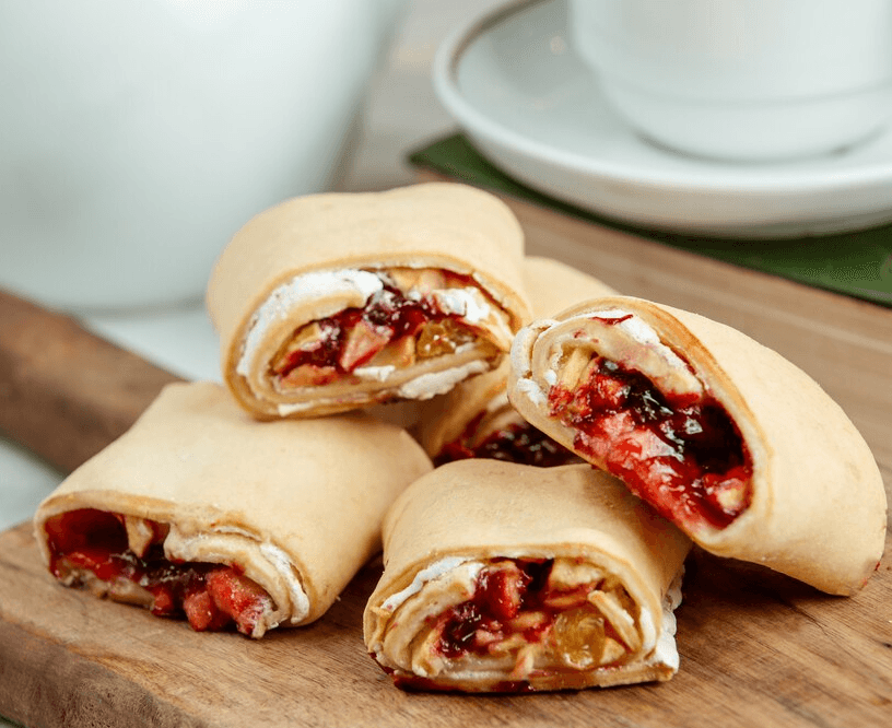 Cranberry Turkey Pinwheels