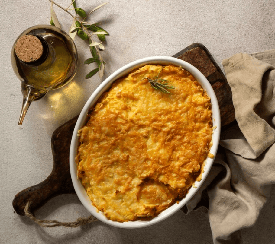 Vegan Yellow Squash and Corn Casserole